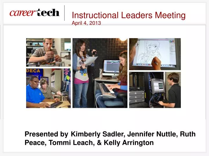 instructional leaders meeting april 4 2013