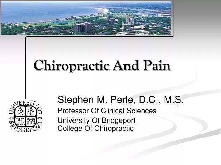 chiropractic and pain