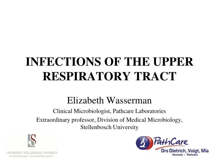 infections of the upper respiratory tract