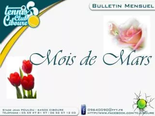 mois de mars