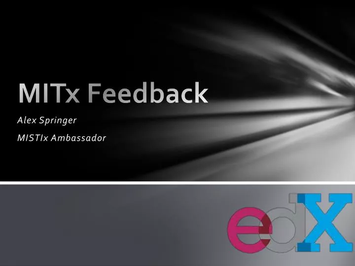 mitx feedback