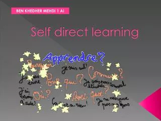 self direct learning