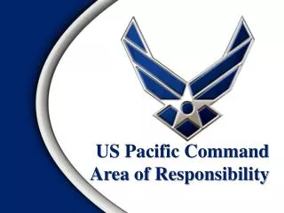 US Pacific Command Area of Responsibility