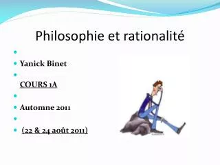 philosophie et rationalit