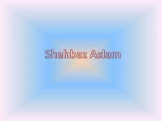 Shahbaz Aslam