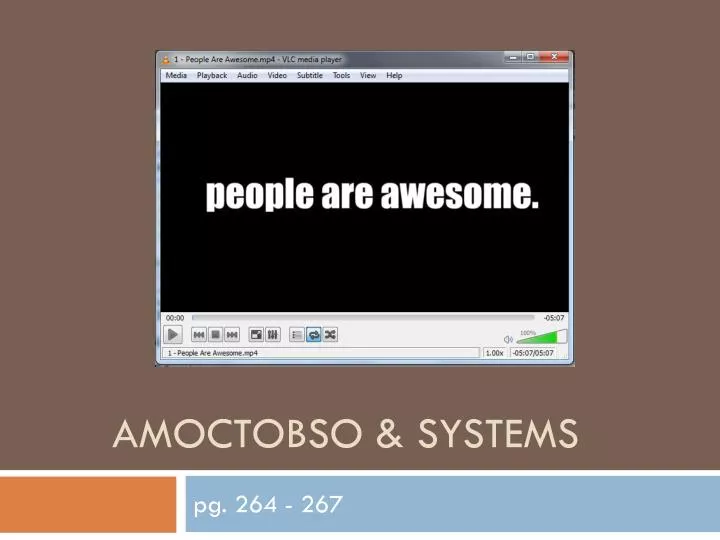 amoctobso systems