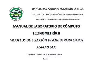 manual de laboratorio de c mputo econometr a ii modelos de elecci n discreta para datos agrupados