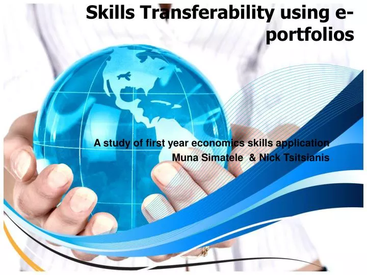 skills transferability using e portfolios