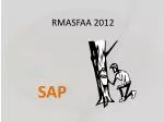 RMASFAA 2012 - slide 1
