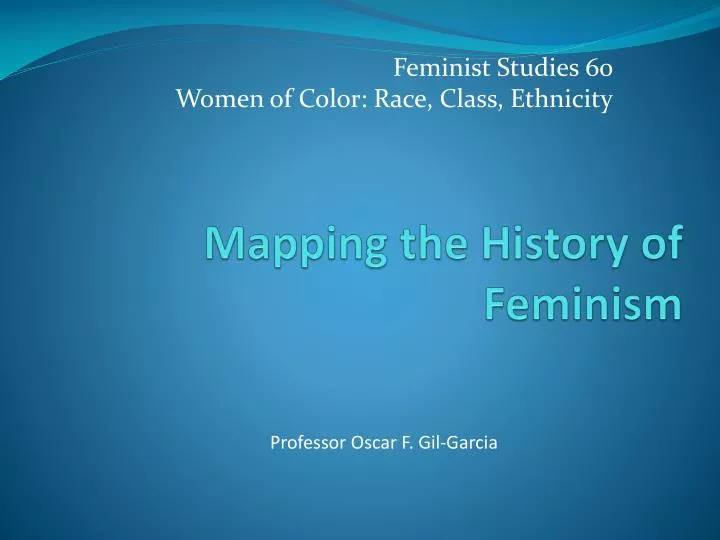 mapping the history of feminism