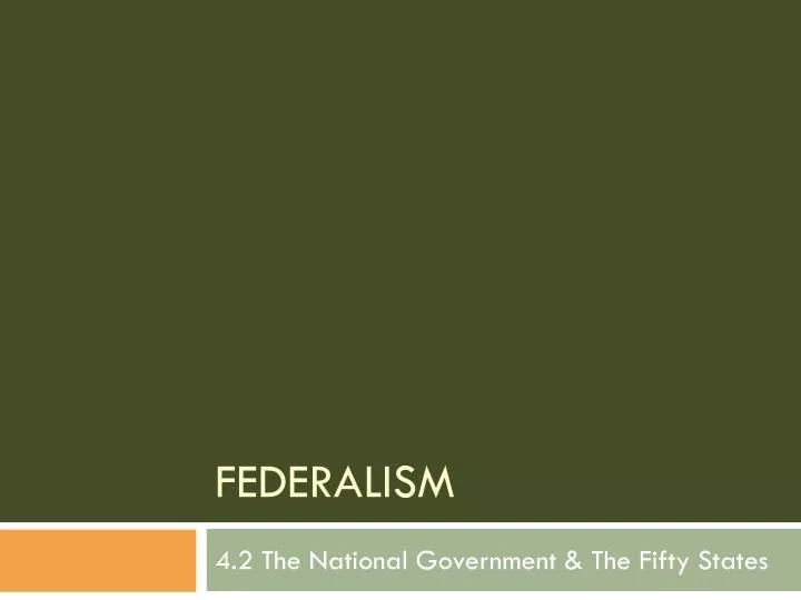 federalism