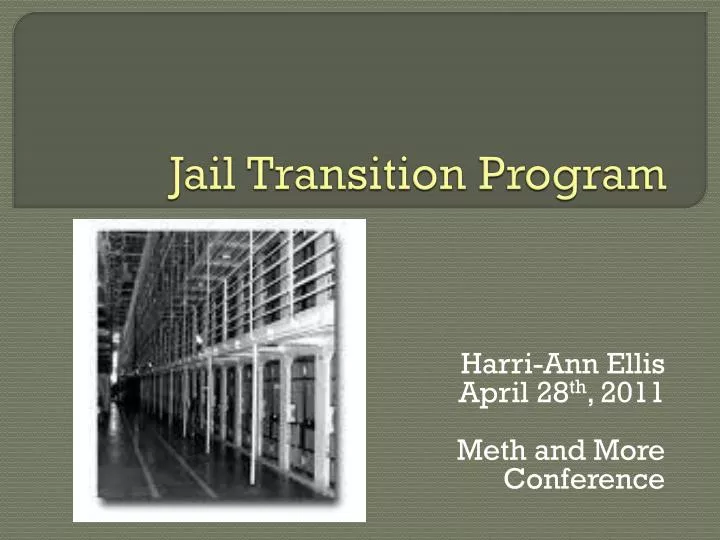 jail transition program