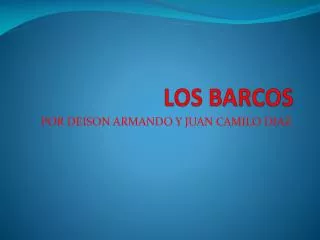 los barcos