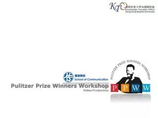 Pulitzer Prize Winners Workshop Video Production