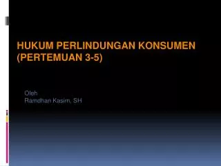 oleh ramdhan kasim sh