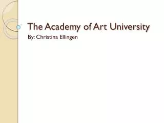 The Academy of Art University