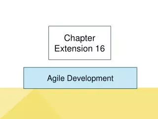 Chapter Extension 16