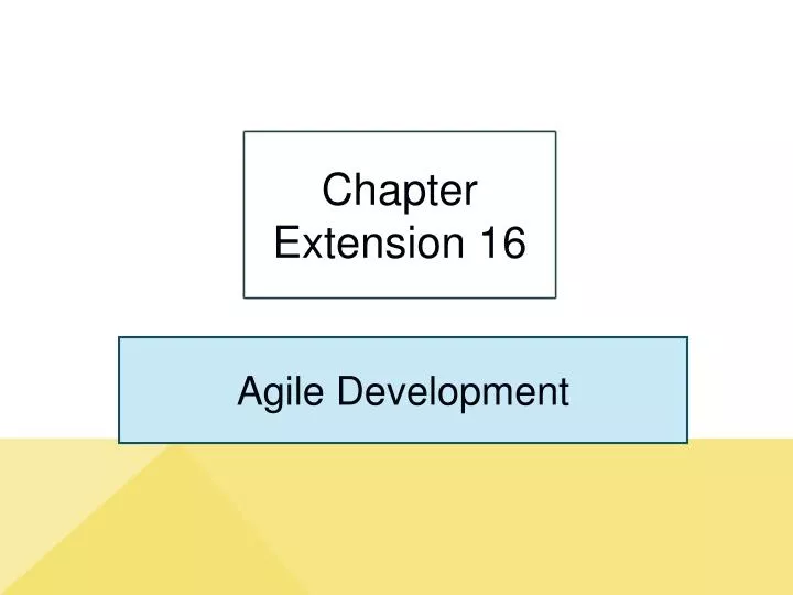 chapter extension 16