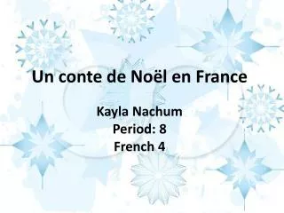 un conte de no l en france