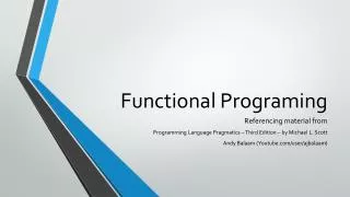 Functional Programing
