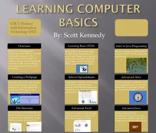 Learning Computer Basics