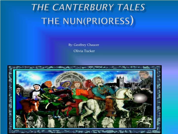 the canterbury tales the nun prioress
