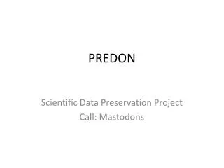 predon