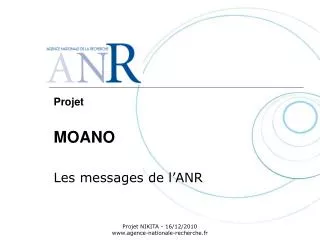 projet moano