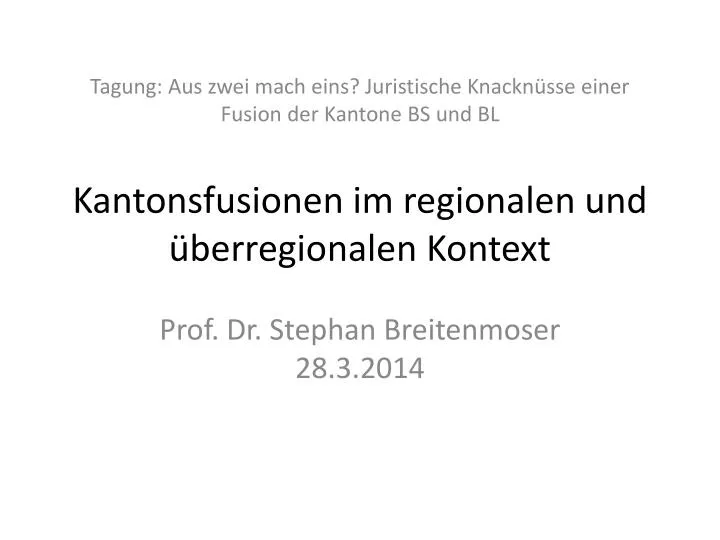 prof dr stephan breitenmoser 28 3 2014