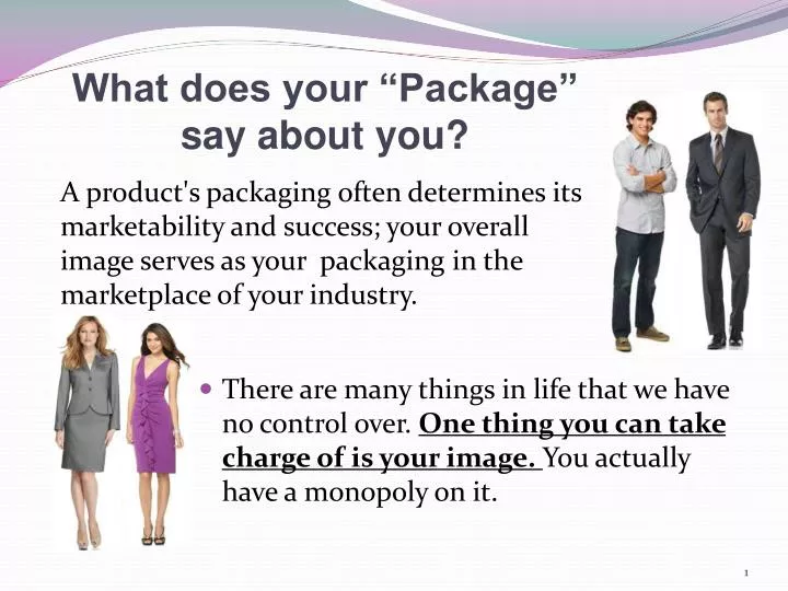 what does your package say about you