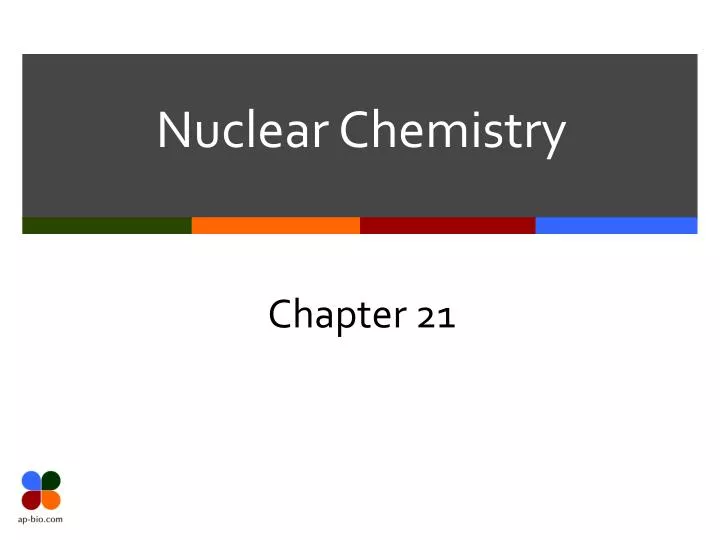 nuclear chemistry