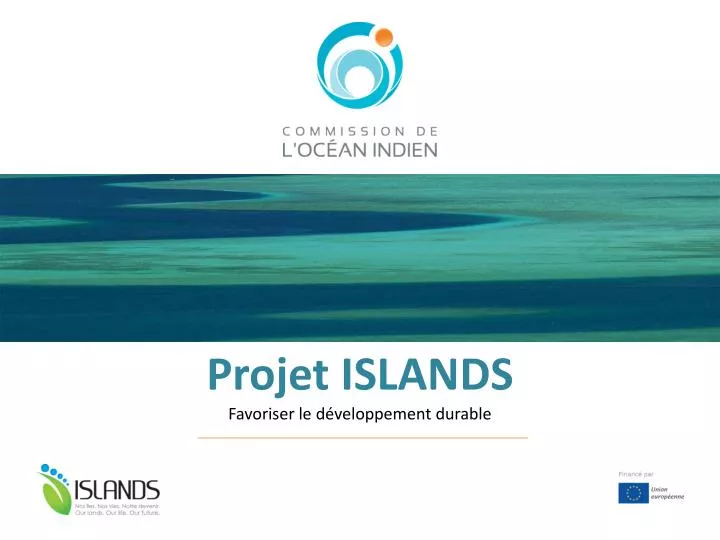 projet islands favoriser le d veloppement durable
