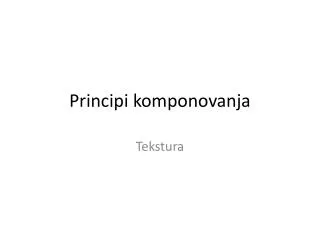 principi komponovanja