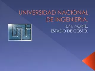 universidad nacional de ingenieria