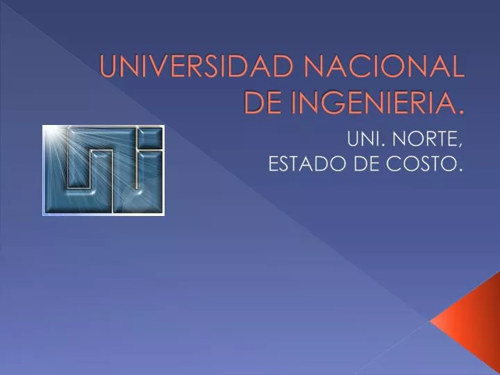 universidad nacional de ingenieria