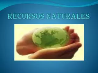recursos naturales