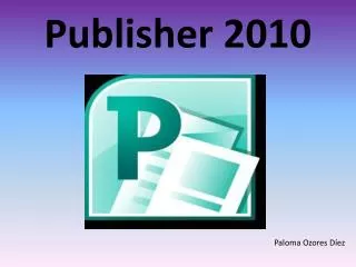 publisher 2010