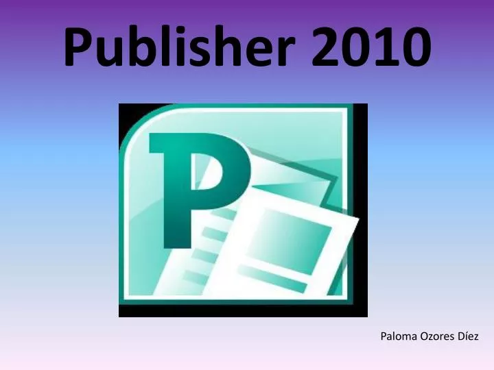 publisher 2010