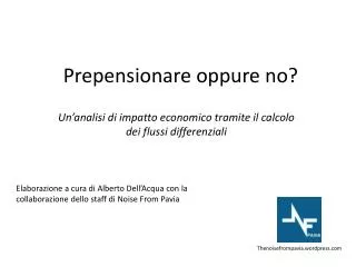 prepensionare oppure no
