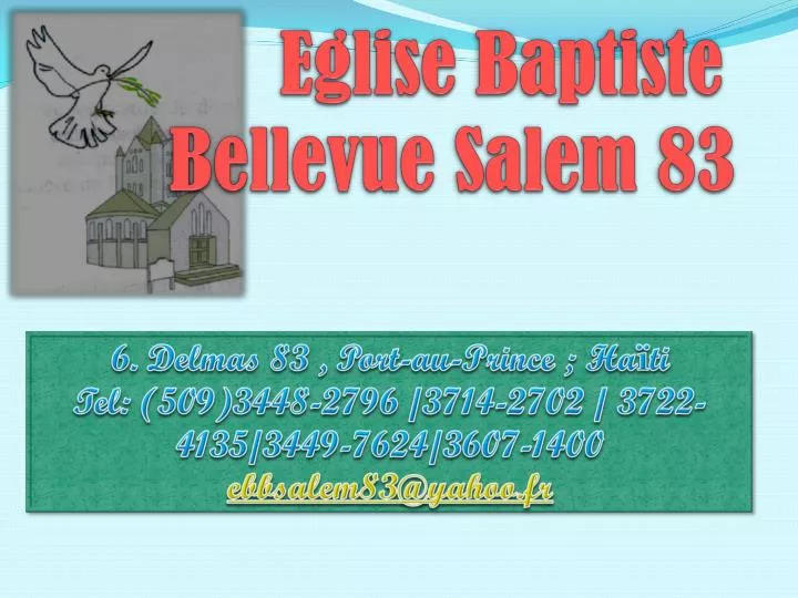 eglise baptiste bellevue salem 83