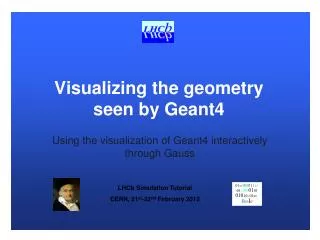 Visualizing the geometry seen by Geant4