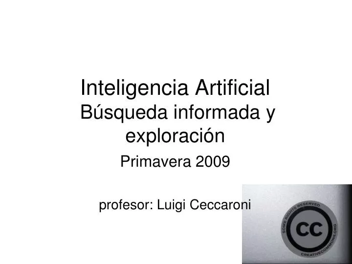 inteligencia artificial b squeda informada y exploraci n