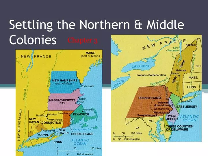 settling the northern middle colonies