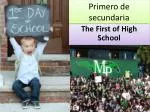 Primero de secundaria - slide 1