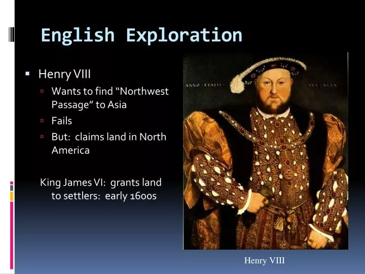 english exploration