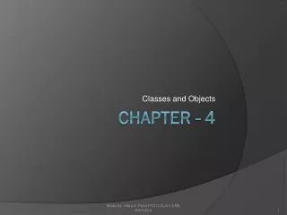 Chapter - 4