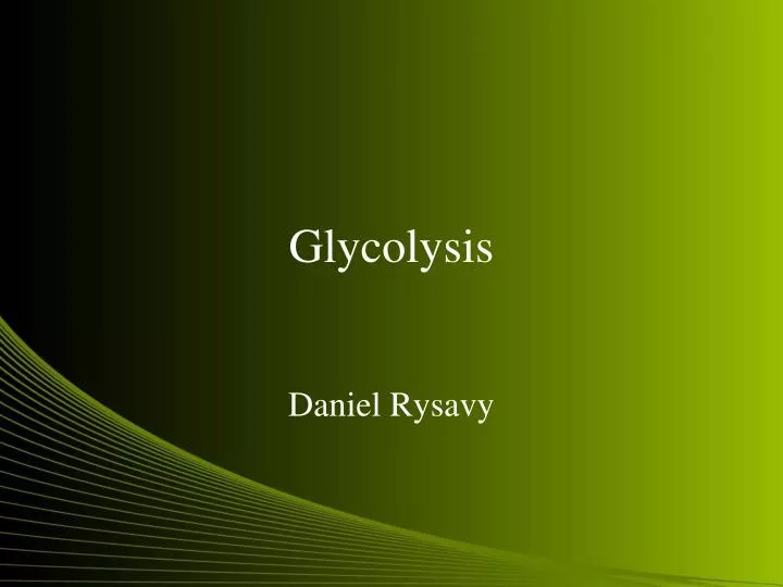 glycolysis
