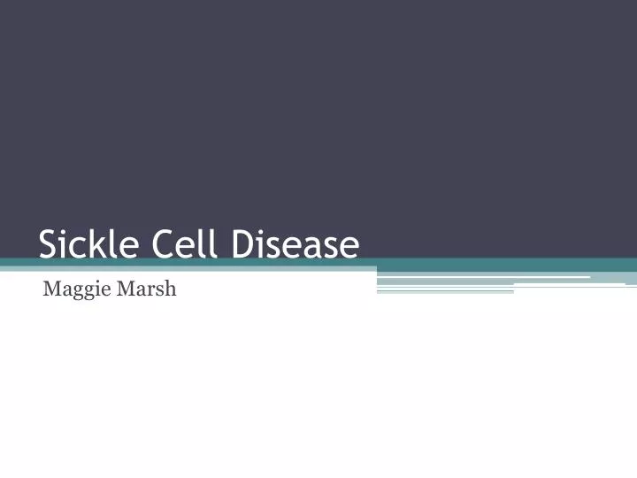 sickle cell disease