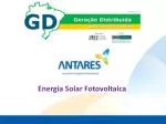 Energia Solar Fotovoltaica - slide 1