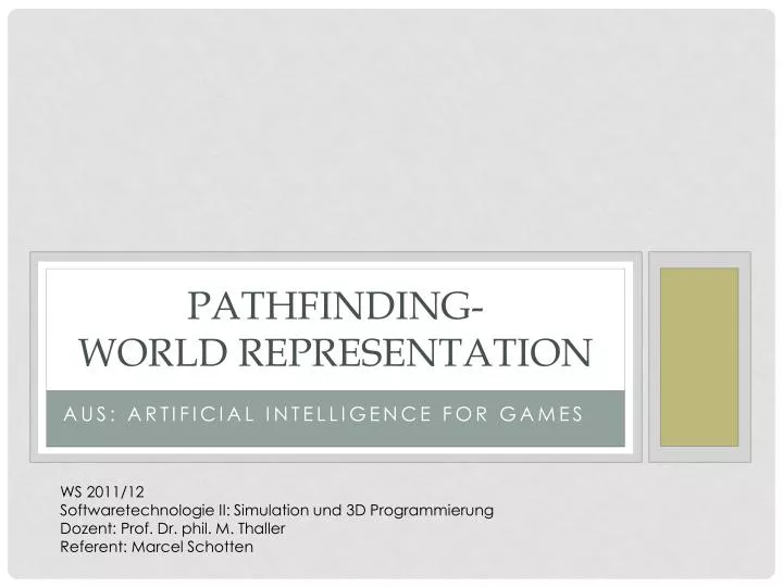 pathfinding world representation